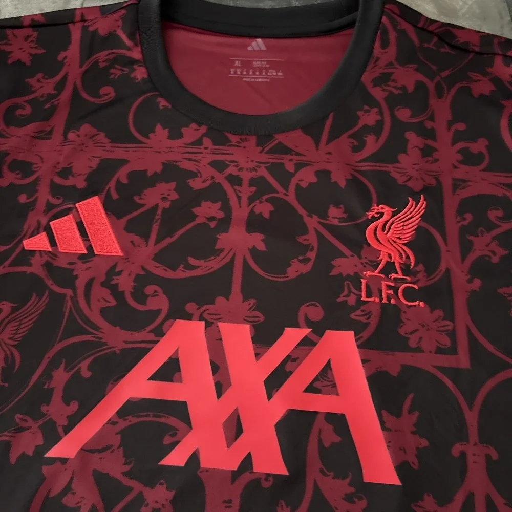 adidas 2025-26 Liverpool Men's Pre-Match Soccer Jersey XL - Picture 2 of 9